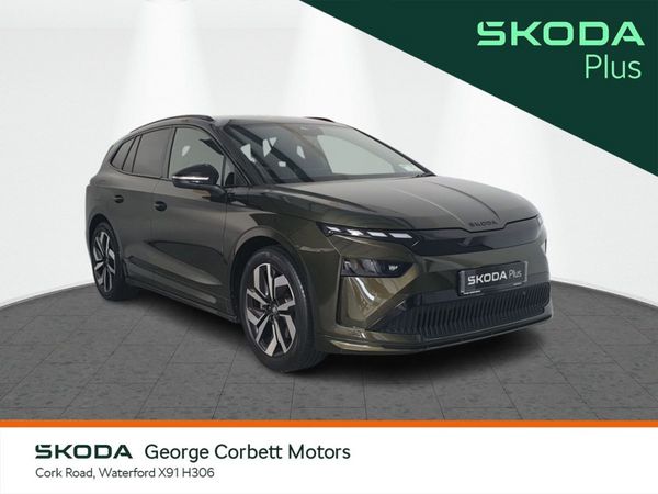 Skoda Enyaq SUV, Electric, 2025, Green