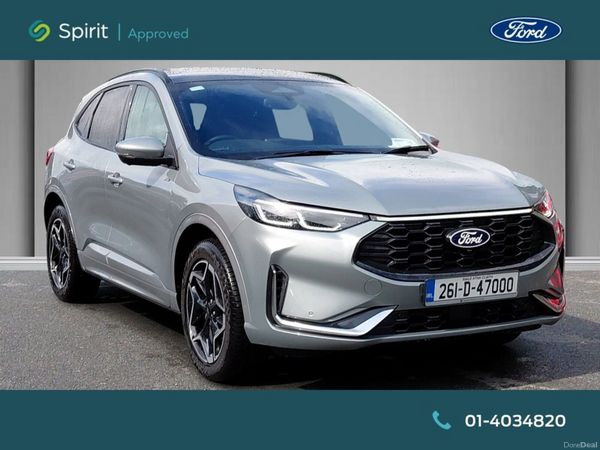 Ford Kuga SUV, Petrol Plug-in Hybrid, 2026, Grey