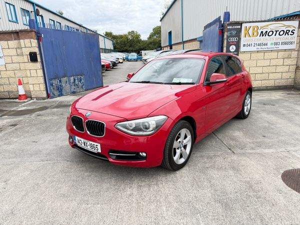 BMW 1-Series Hatchback, Petrol, 2014, Red