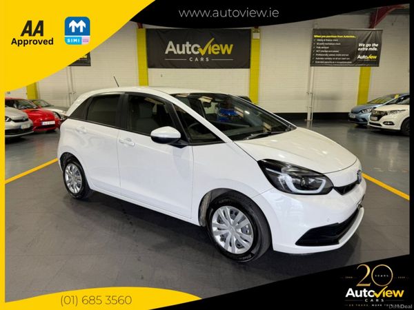 Honda Fit Hatchback, Petrol Hybrid, 2023, White