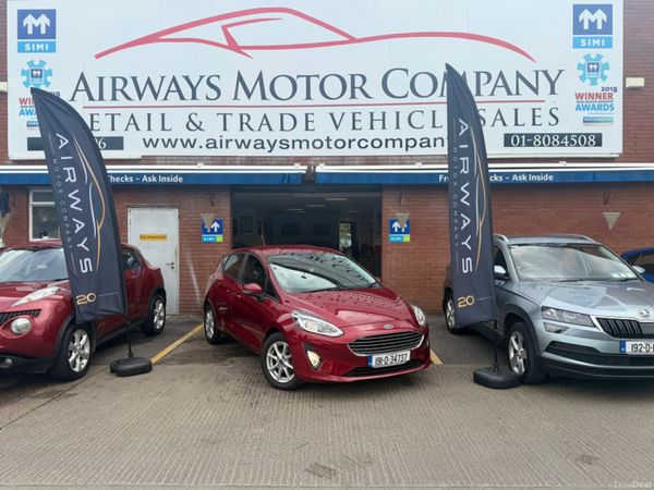 Ford Fiesta Hatchback, Petrol, 2019, Red