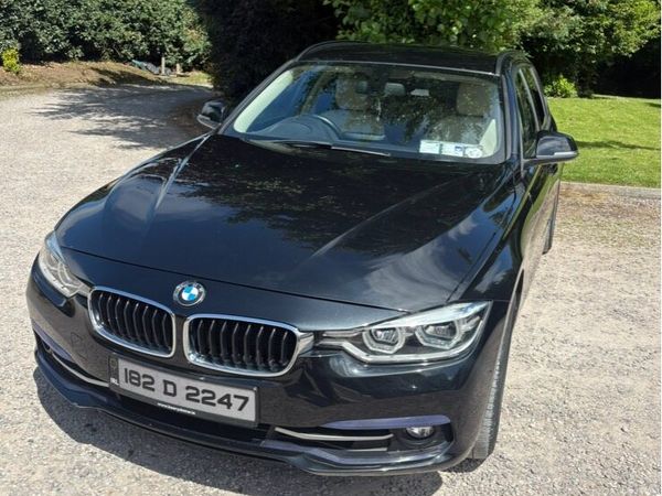 BMW 3-Series Estate, Petrol, 2018, Black