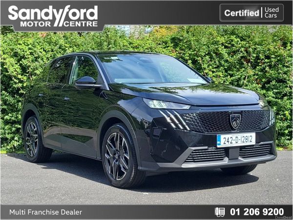 Peugeot 3008 SUV, Petrol Hybrid, 2024, Black
