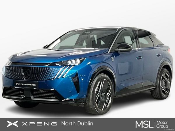 Peugeot 3008 SUV, Electric, 2024, Blue
