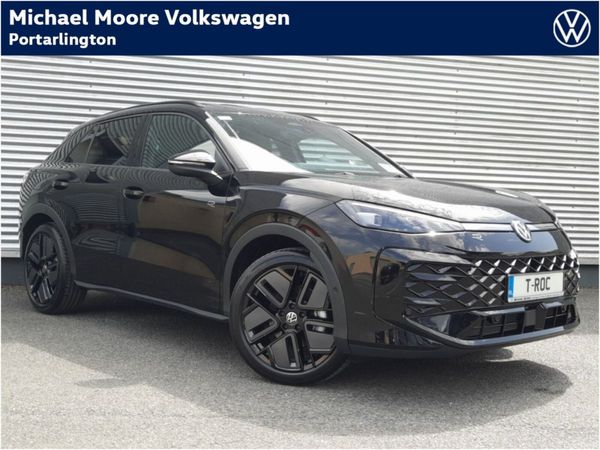 Volkswagen T-Roc SUV, Petrol Hybrid, 2026, Black