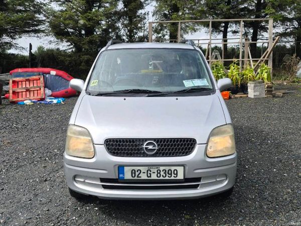Opel Agila Hatchback, Petrol, 2002, Silver
