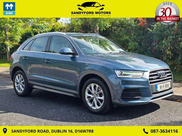 Audi Q3 Hatchback, Diesel, 2016, Blue