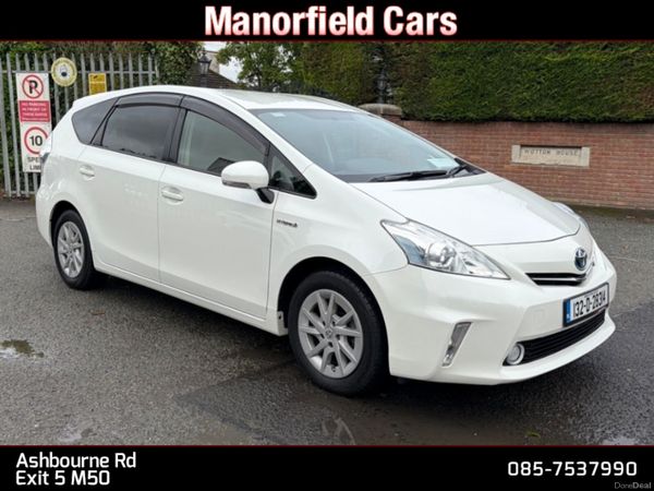 Toyota Prius MPV, Petrol Hybrid, 2013, White