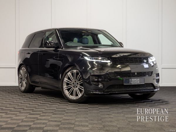 Land Rover Range Rover Sport SUV, Petrol Plug-in Hybrid, 2024, Black