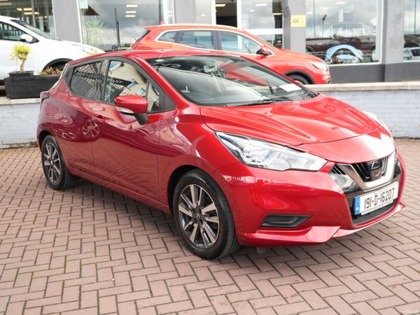 Nissan Micra Hatchback, Petrol, 2019, Red