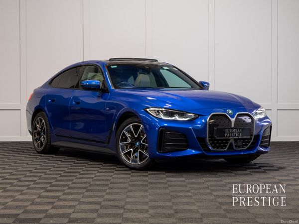 BMW i4 Saloon, Electric, 2022, Blue