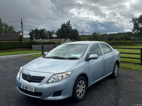 Toyota Corolla Saloon, Petrol, 2009, Blue