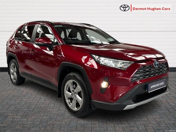 Toyota RAV4 SUV, Petrol Hybrid, 2022, Red