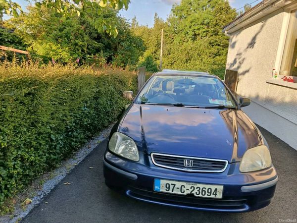 Honda Civic Hatchback, Petrol, 1997, Blue