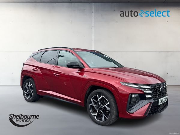Hyundai Tucson Estate, Petrol Hybrid, 2024, Red