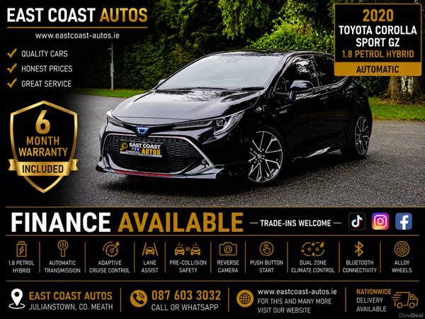 Toyota Corolla Hatchback, Petrol Hybrid, 2020, Black
