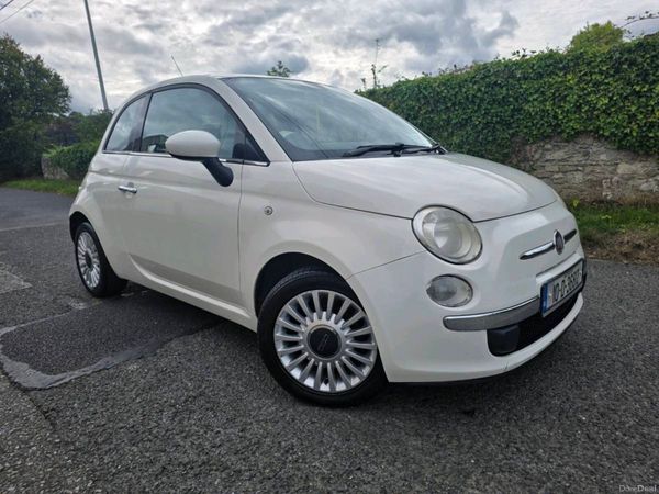 Fiat 500 Hatchback, Petrol, 2010, White