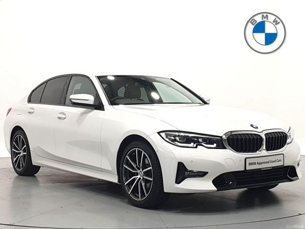 BMW 3-Series Saloon, Diesel Hybrid, 2021, White