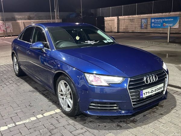 Audi A4 Saloon, Diesel, 2017, Blue