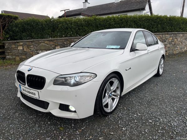 BMW 5-Series Saloon, Diesel, 2013, White