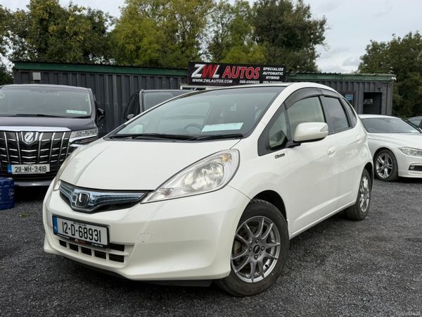Honda Fit Hatchback, Petrol Hybrid, 2012, White
