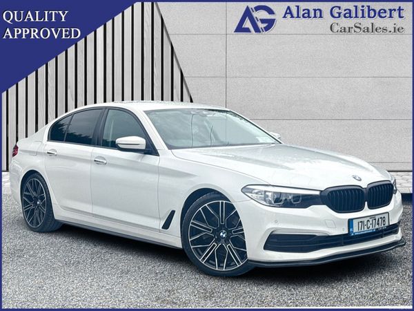BMW 5-Series Saloon, Diesel, 2017, White