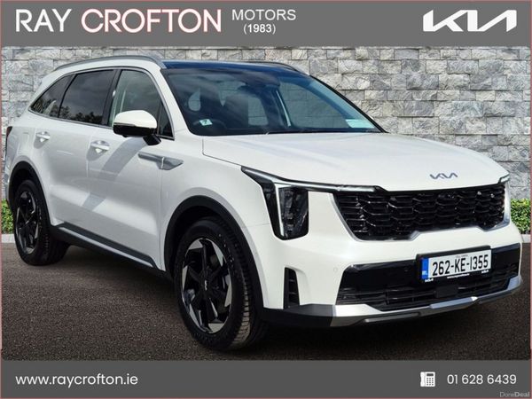 Kia Sorento SUV, Petrol Plug-in Hybrid, 2026, White