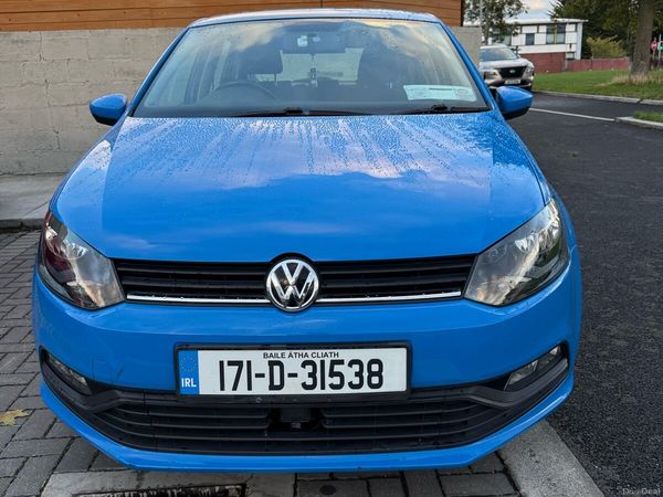 Volkswagen Polo Hatchback, Petrol, 2017, Blue