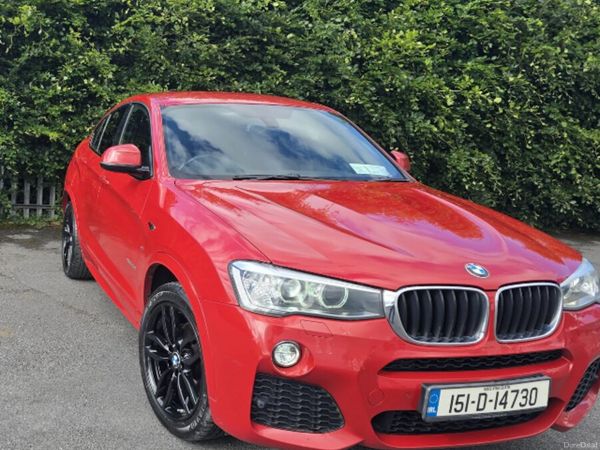 BMW X4 SUV, Diesel, 2015, Red