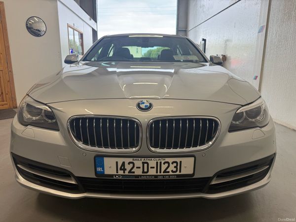 BMW 5-Series Saloon, Diesel, 2014, Silver