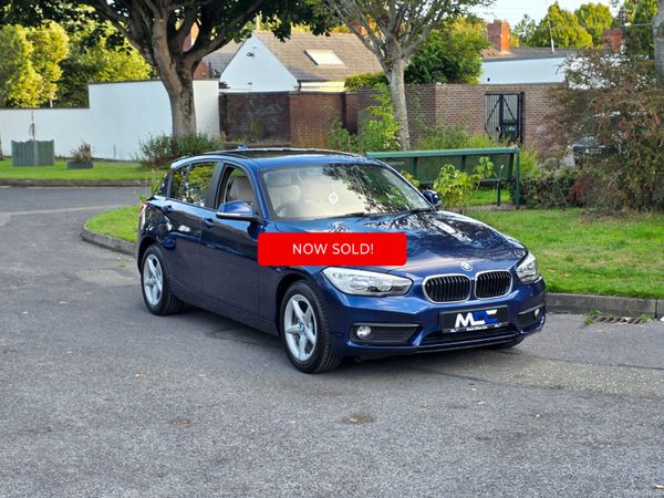BMW 1-Series Hatchback, Diesel, 2016, Blue