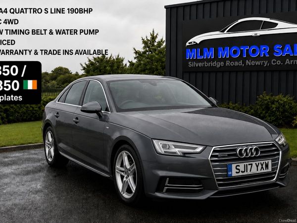 Audi A4 Saloon, Diesel, 2017, Grey