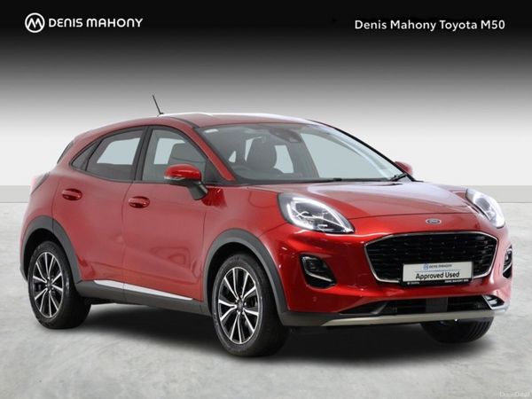 Ford Puma SUV, Petrol Hybrid, 2023, Red