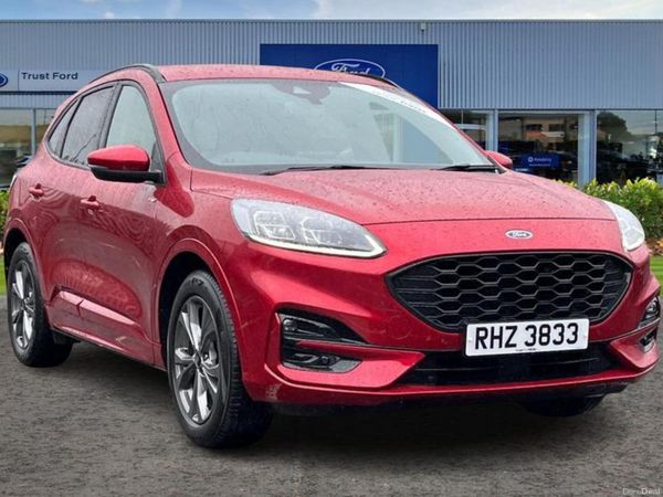 Ford Kuga SUV, Petrol Hybrid, 2023, Red