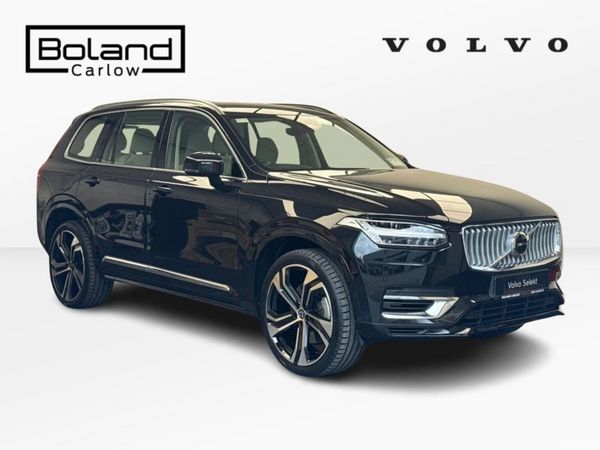 Volvo XC90 SUV, Petrol Plug-in Hybrid, 2024, Black