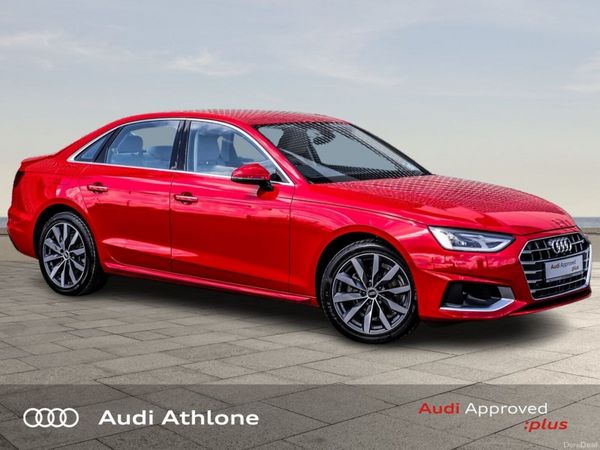 Audi A4 Saloon, Diesel, 2023, Red