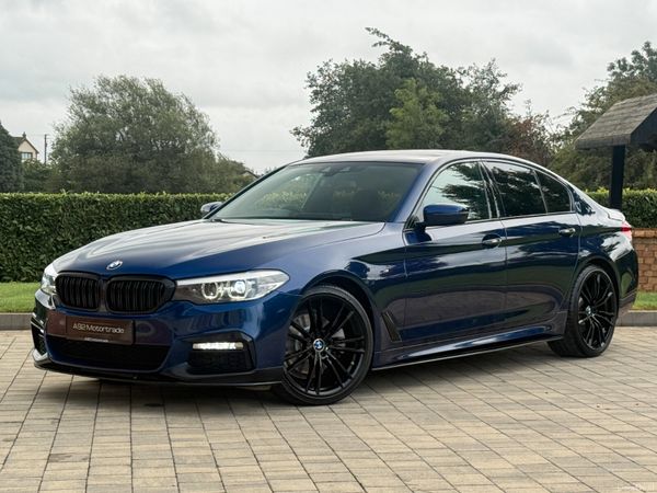BMW 5-Series Saloon, Diesel, 2017, Blue