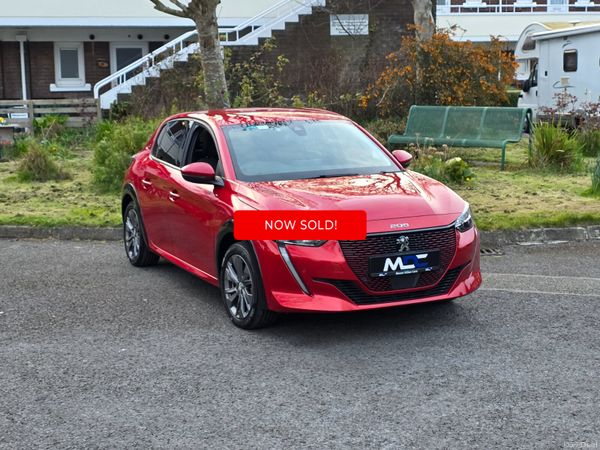 Peugeot 208 Hatchback, Electric, 2021, Red