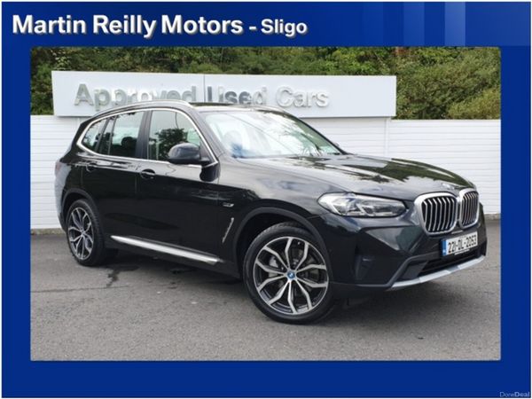 BMW X3 Estate, Petrol Plug-in Hybrid, 2022, Black