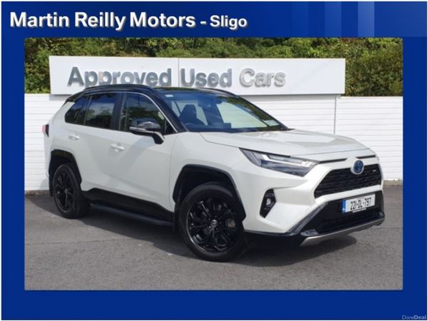 Toyota RAV4 SUV, Petrol Hybrid, 2022, White