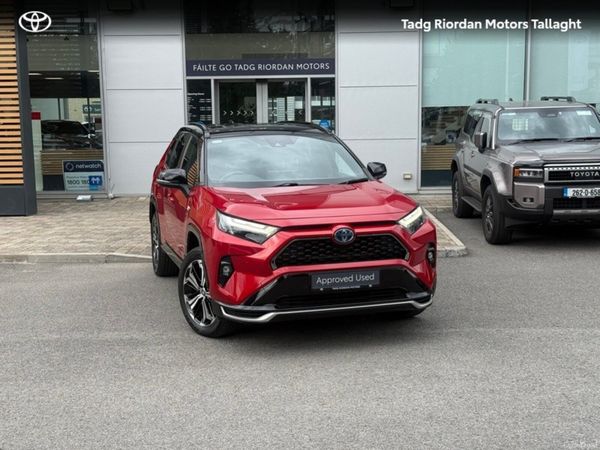 Toyota RAV4 Estate, Petrol Plug-in Hybrid, 2023, Red
