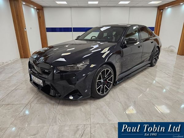 BMW M5 Saloon, Petrol Plug-in Hybrid, 2024, Black