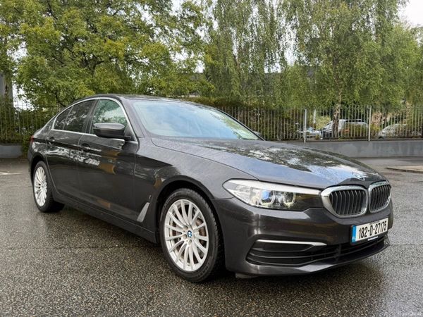 BMW 5-Series Saloon, Petrol Plug-in Hybrid, 2018, Grey