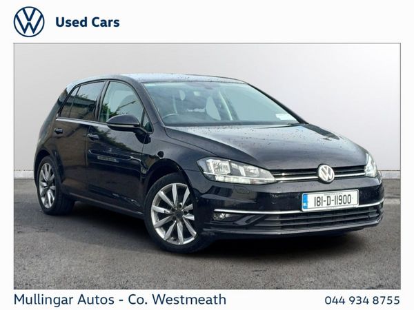 Volkswagen Golf Hatchback, Diesel, 2018, Black