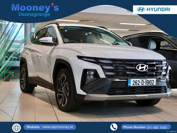 Hyundai Tucson SUV, Petrol Plug-in Hybrid, 2026, White