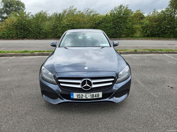 Mercedes-Benz C-Class Saloon, Diesel Hybrid, 2015, Grey