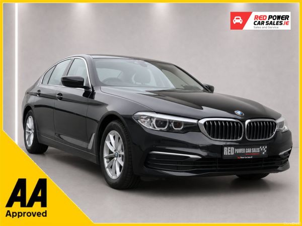 BMW 5-Series Saloon, Petrol, 2019, Black