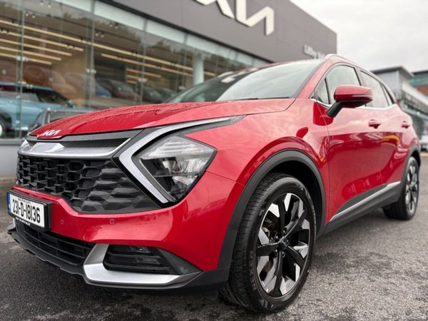 Kia Sportage SUV, Petrol Plug-in Hybrid, 2023, Red