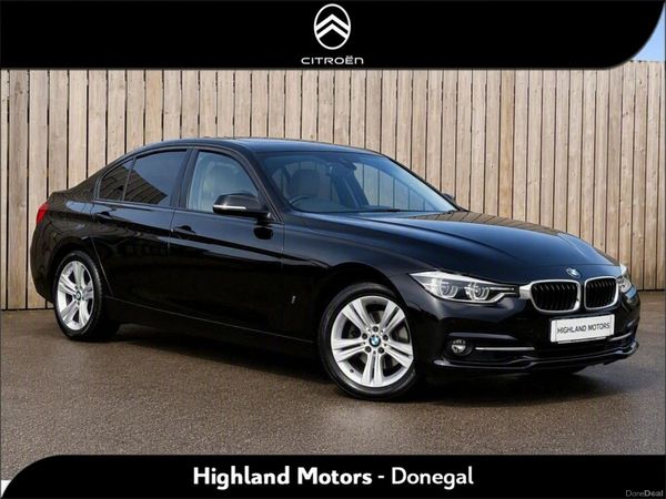 BMW 3-Series Saloon, Petrol Plug-in Hybrid, 2018, Black