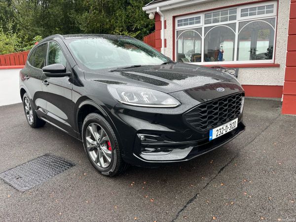 Ford Kuga SUV, Petrol Plug-in Hybrid, 2023, Black